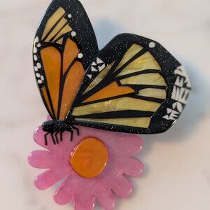 Erstwilder X Clare Youngs "A Butterfly Named Flutter" brooch